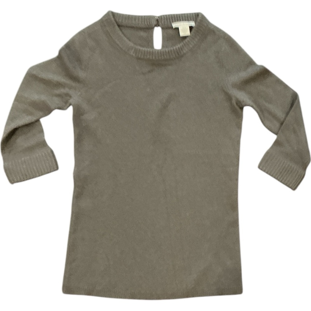 Stylish gray cashmere  Sweater  Sz XS